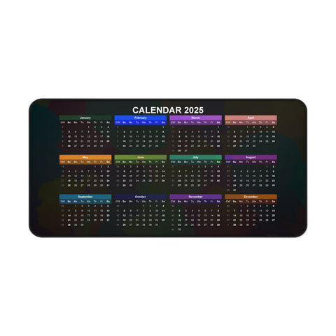 Calendar 2025 Desk Mat