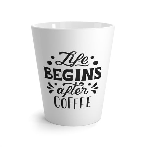 Life Begins Latte Mug