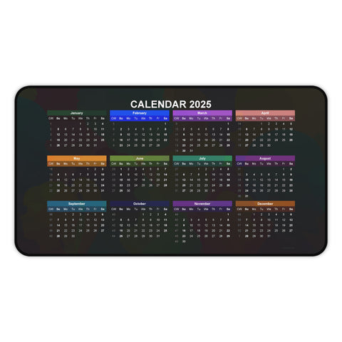 Calendar 2025 Desk Mat