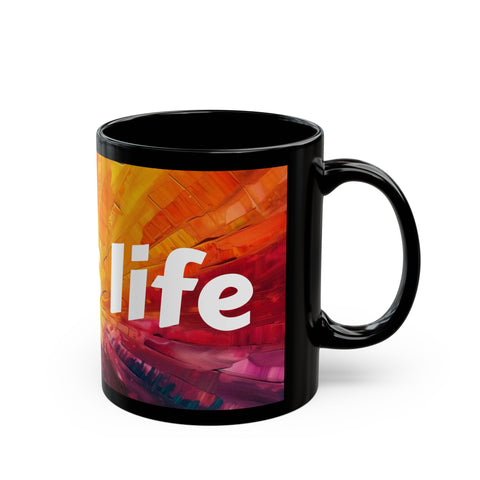 Art is Life Black Mug