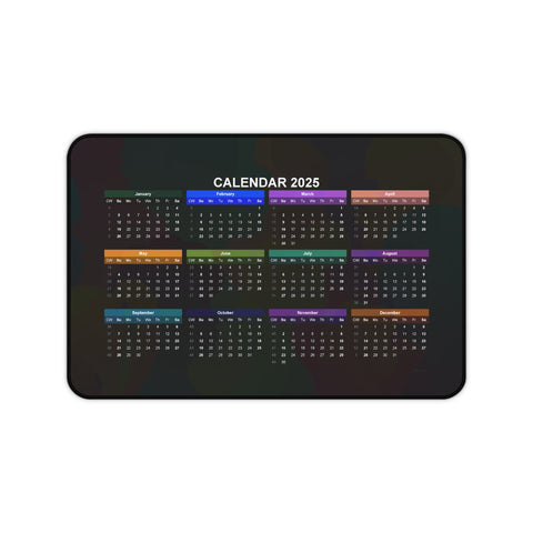 Calendar 2025 Desk Mat